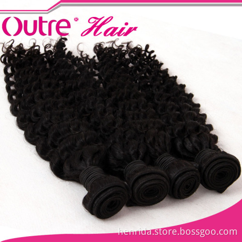 6A Unprocessed Curly Brazilian Virgin Hair Extension Deep Wave 100% Human Hair Weaving Weft